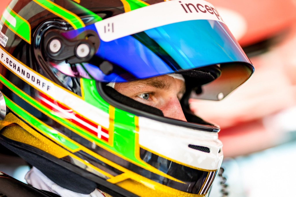 Frederik Schandorff får ny chance i 24-timersløbet på Spa-Francorchamps.
(Foto: Inception Racing)
